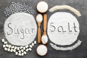 bigstock-Inscription-Sugar-And-Salt-On--202102951